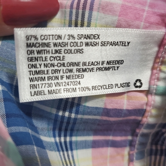 NEW Goodfellow & Co. Men's Striped Short Sleeve Button Down Shirt - Picture 11 of 13